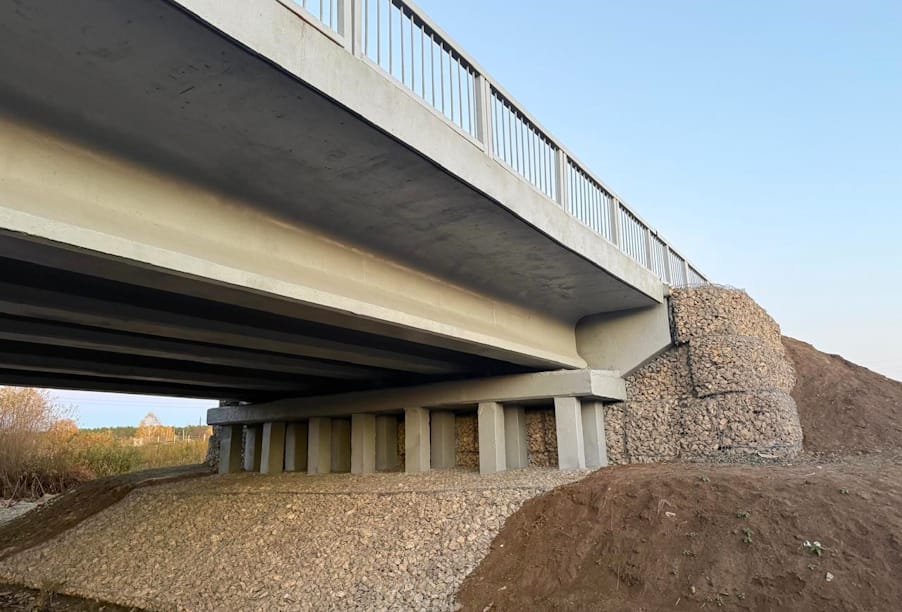 Курганская область: мост в селе Ошурково отремонтирован 